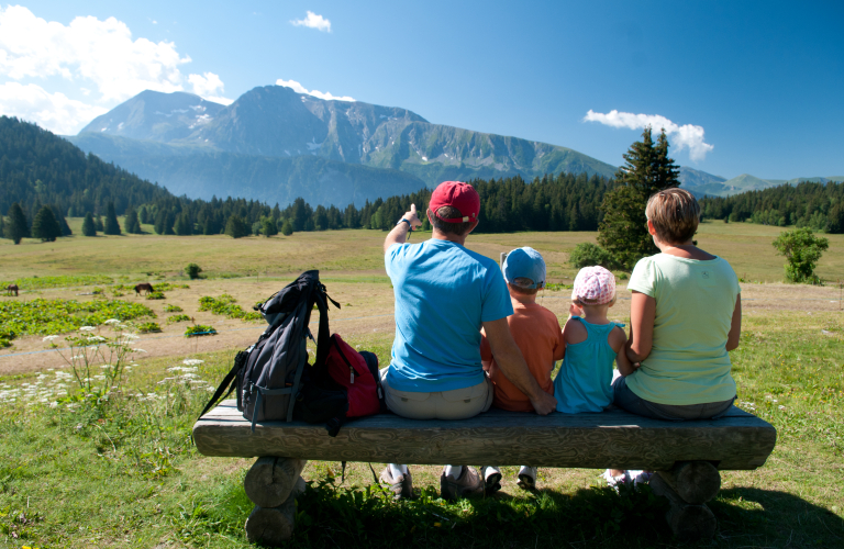 Photo du Plateau de l'Arselle en famille  Chamrousse