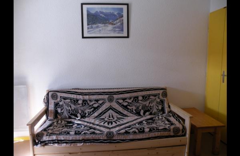 Appartement au coeur de la station des Deux Alpes (station de ski en Isère) - Canapé gigogne (1 couchage 2 personnes ou 2 couchages 1 personne)