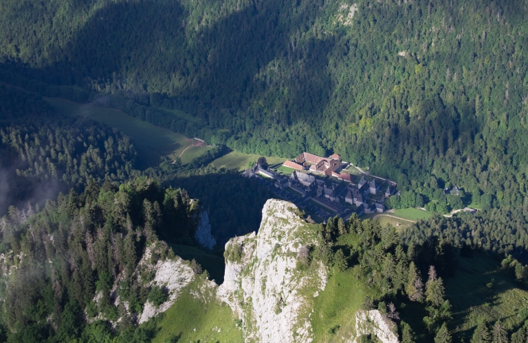 Monastre Grande Chartreuse depuis le Grand Som