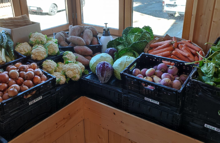 Boutique des Vergers du Bouchage, producteurs des Balcons du Dauphin, Nord Isre