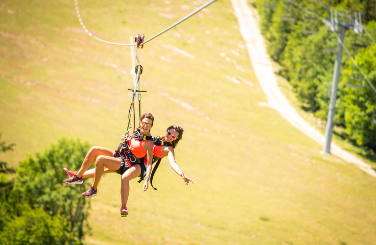 Tyrolienne géante Zipline Vercors