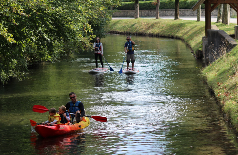 suivre la rive paddle