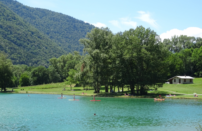 Rando-poussette du plan d&#039;eau de Valbonnais