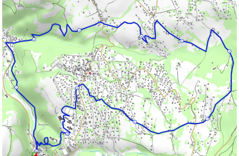 Trail Uriage - Le Sonnant - Le Buisson - La Grivolée