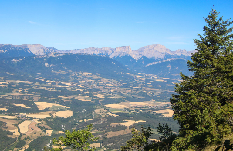 Le Ménil depuis le Col de Mens