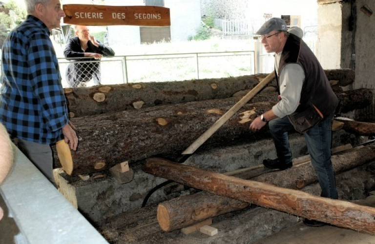 Visite guidée de la scie battante de la Chalp en Valjouffrey