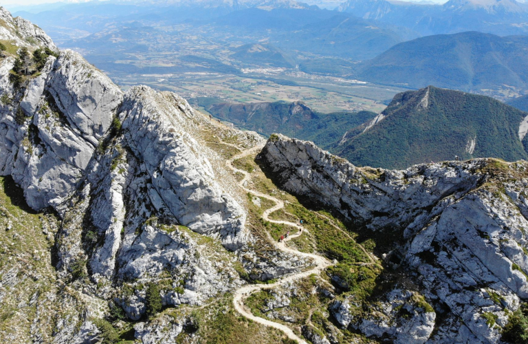 Le col Vert, sentier Péronnard