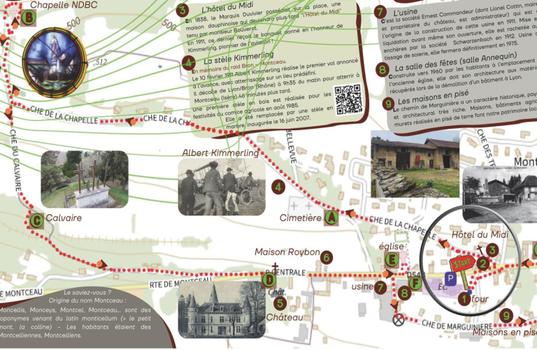 Circuit découverte du patrimoine local de Montceau