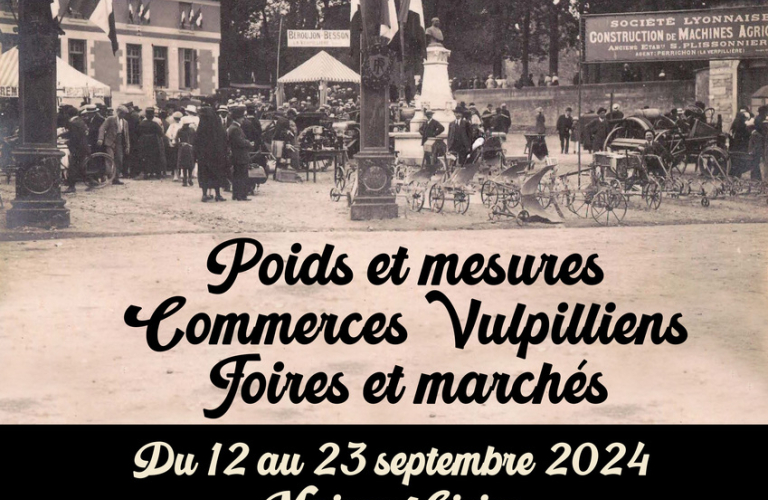 Poids et mesures, commerces vulpilliens, foires et marchés du canton