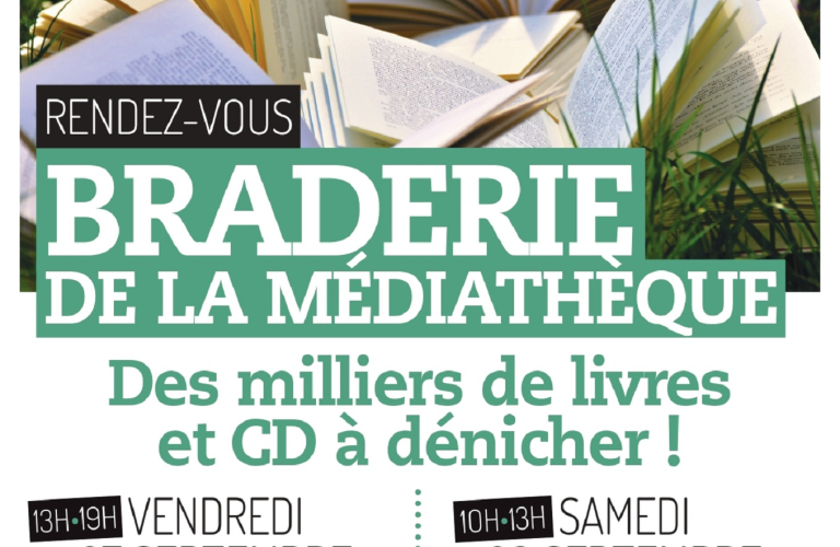 Braderie de la médiathèque