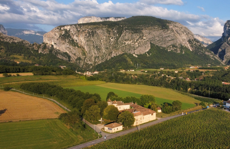 Domaine Mayoussier vue du ciel