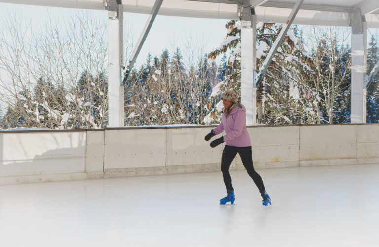 Photo session patinage Chamrousse