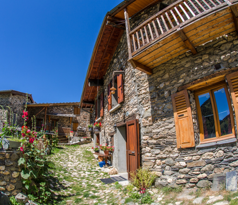 Maisons typiques de Besse-en-Oisans