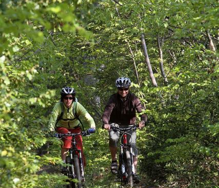 VTT en fort de Chambaran