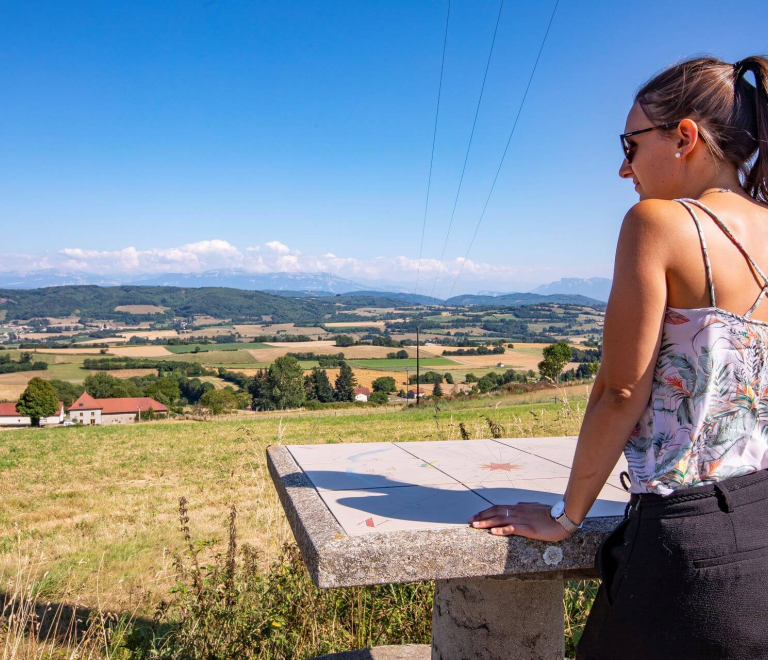 Randonne Valle de l'Hien - table orientation Biol