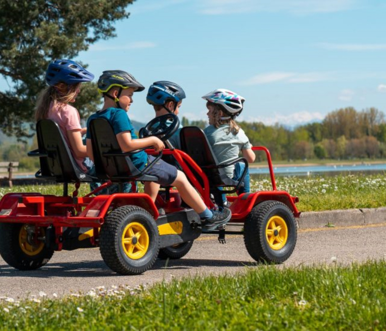 Kart  pdales -  la base de loisirs de la Valle Bleue - Montalieu-Vercieu - Balcons du Dauphin - Nord-Isre -  moins d'une heure de Lyon