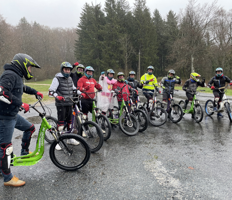 Descente Trottinette tout terrain - Balcons du Dauphin - Isre