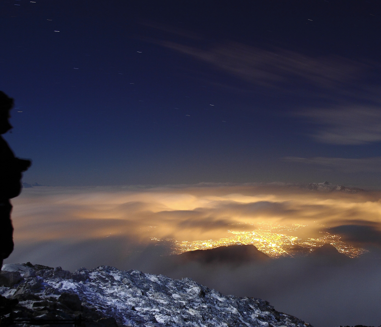 Randonnée nocturne en Chartreuse