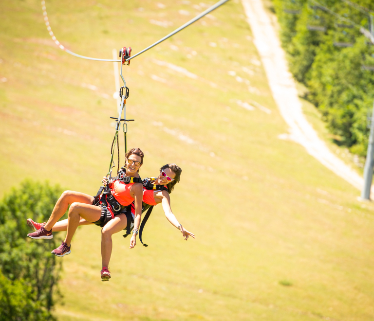 Tyrolienne géante Zipline Vercors