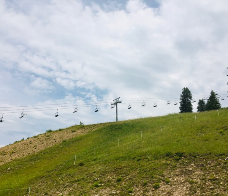 Télésiège des Tufs en piéton