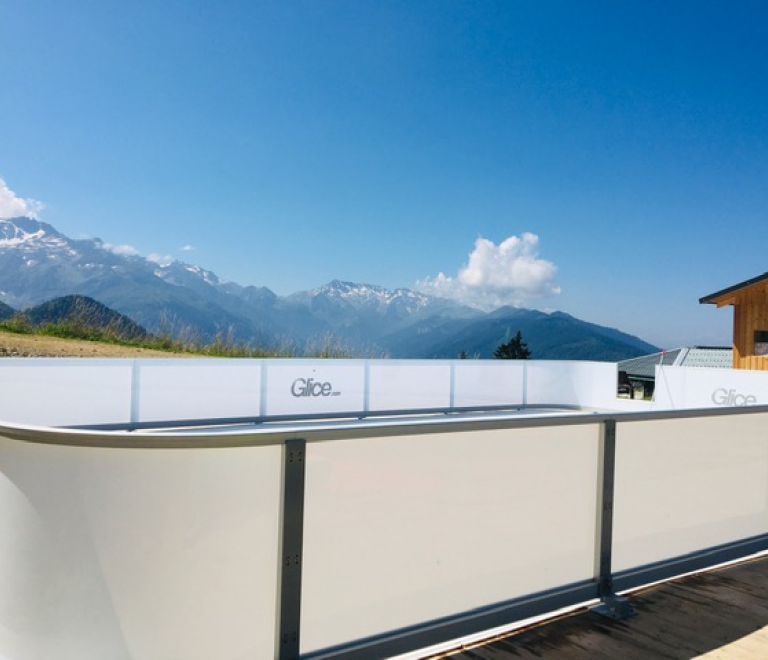 photo de la patinoire au Collet