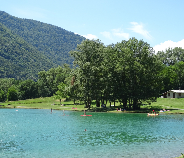 Rando-poussette du plan d&#039;eau de Valbonnais