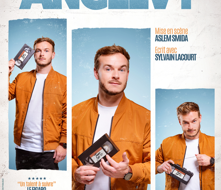 Affiche du spectacle stand up de Thomas Angelvy