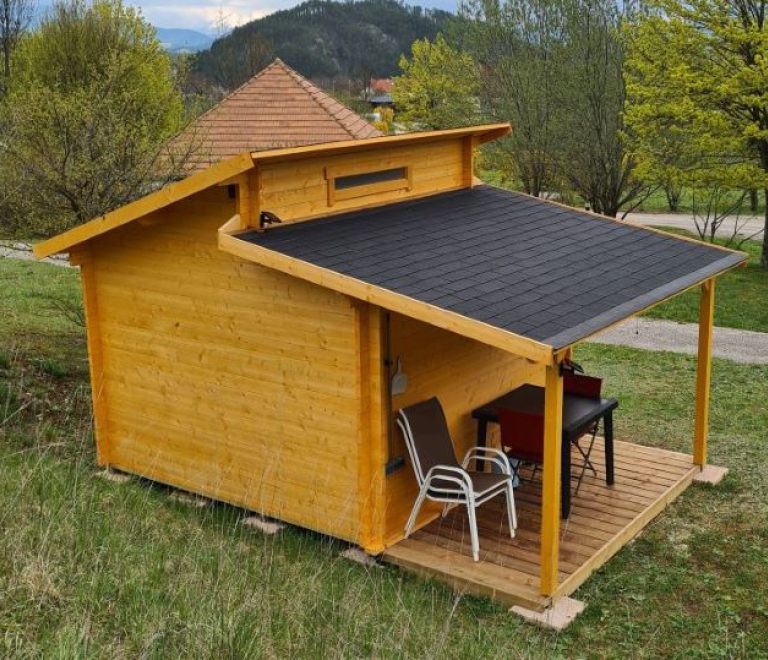 Camping Belle Roche - Cabane du randonneur