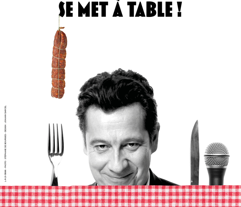 Affiche Laurent Gerra se met  table