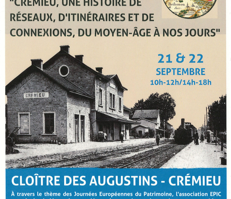 Crmieu - Balcons du Dauphin : exposition "Crmieu, une histoire de rseaux, d'itinraires et de connexions, du moyen-ge  nos jours"