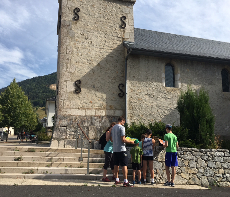 Parcours d&#039;orientation patrimoine enfant