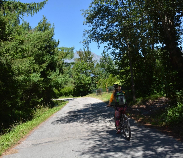 la route de Saint Claude vers Le Verts