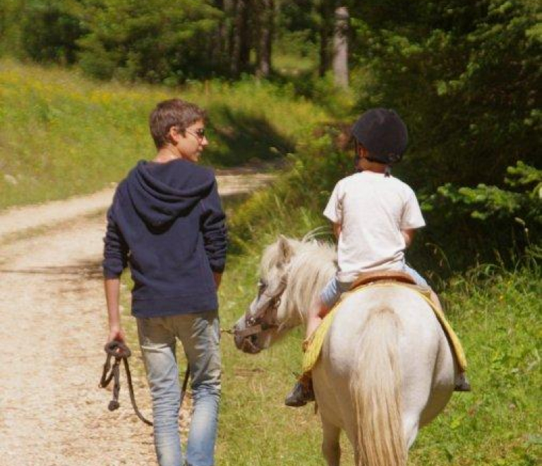 Balade à poney à Gève